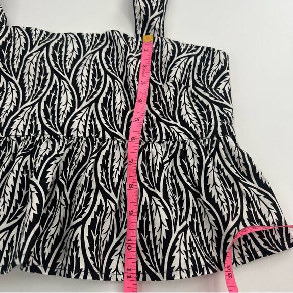 St. Roche Anya Top crop black white sz 6 - Picture 7 of 9